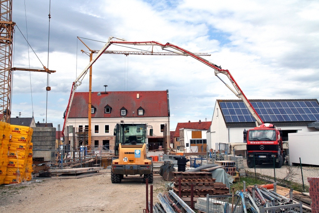 Baustelle der Alten Brauerei im August 2012